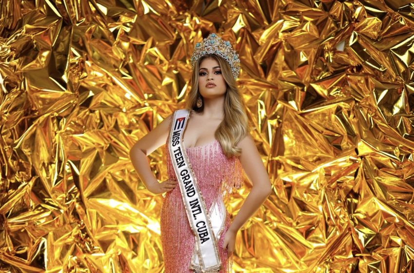  Isabella Castañeda fue coronada como la primera Miss Teen Grand International Cuba, para representar a las jóvenes cubanas en el mundo