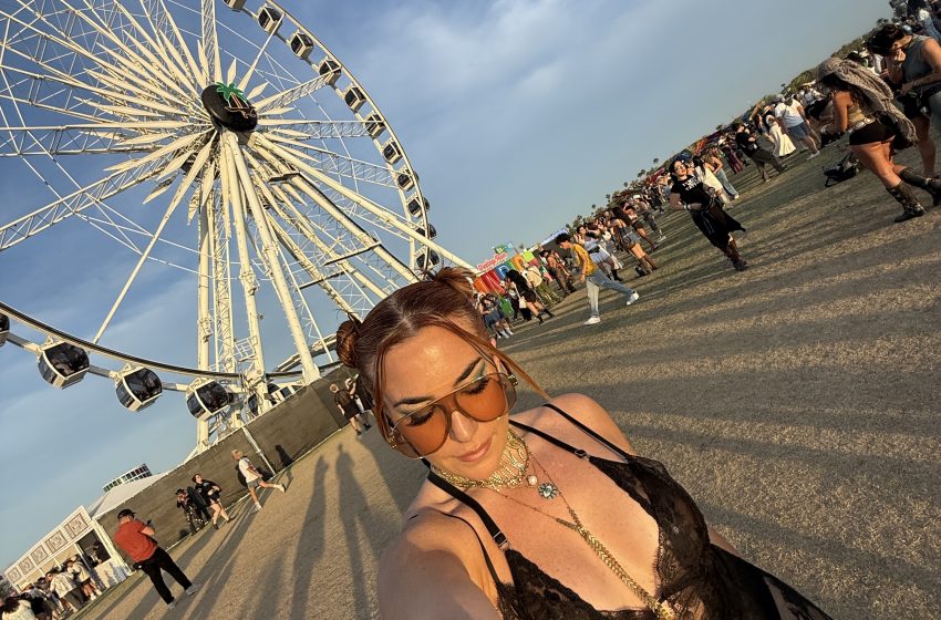  La influencer y empresaria Lucía Ugarte brilló en el festival Coachella 2025